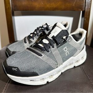 On Cloud Cloudgo 55.98634 Sz 8 Black Gray Athletic Running Sneakers Shoes Light